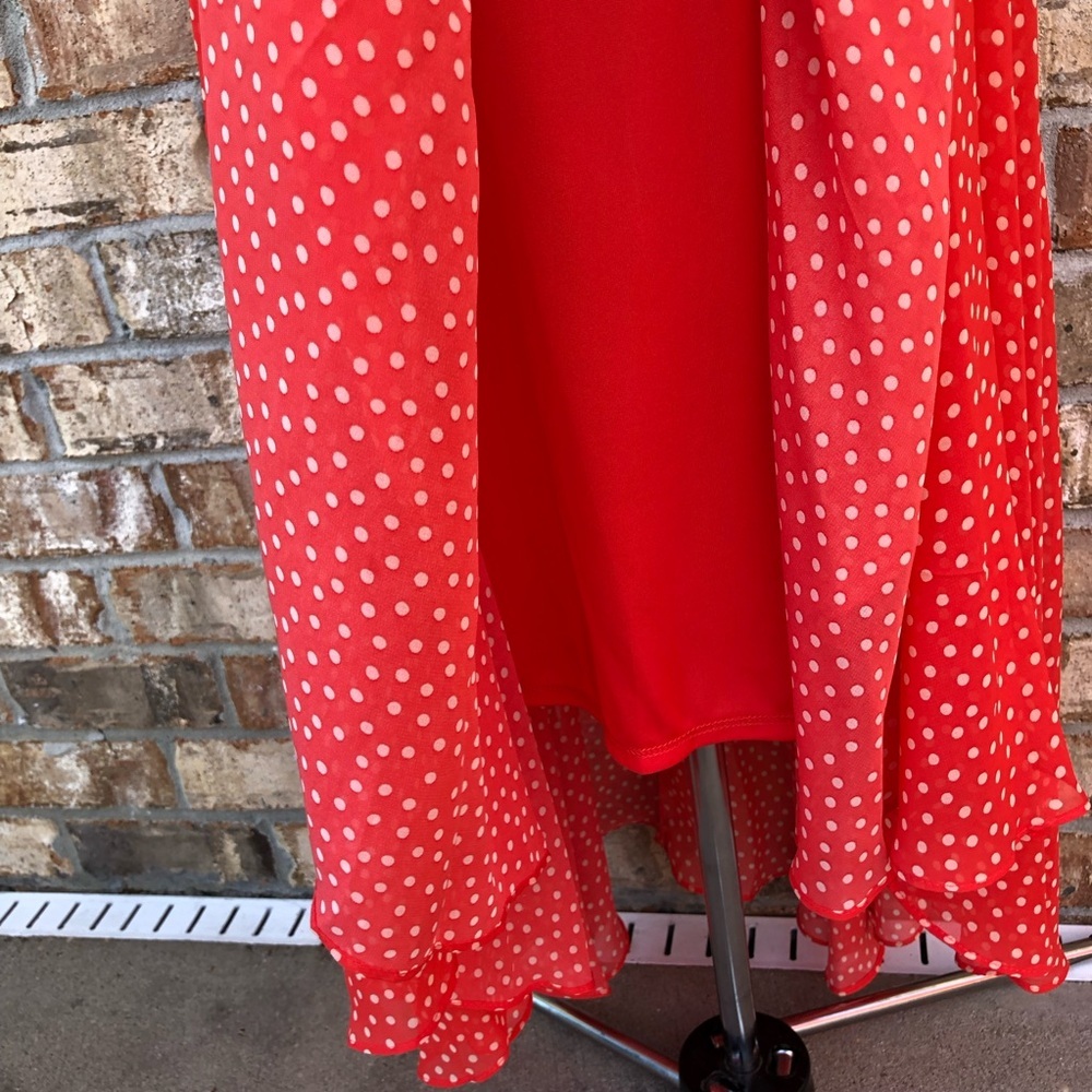 Taylor Red High Low Dress - Picture 4 of 16